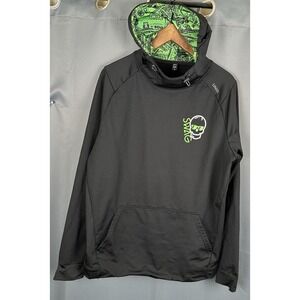 Swag Golf UNRL Crossover Hoodie II Mens L Black Pullover Performance Fleece